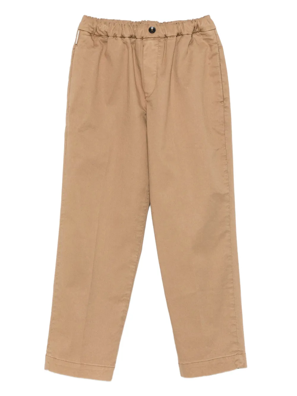 michael coal elasticated-waist trousers | Brown | Image 1