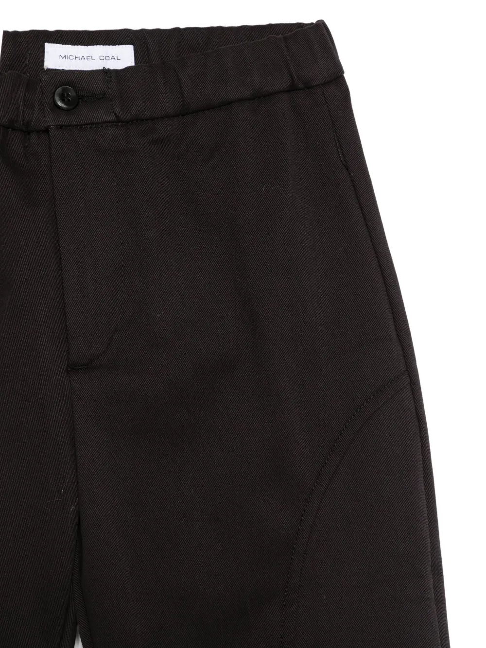 Michael Coal Panelled Trousers In Black