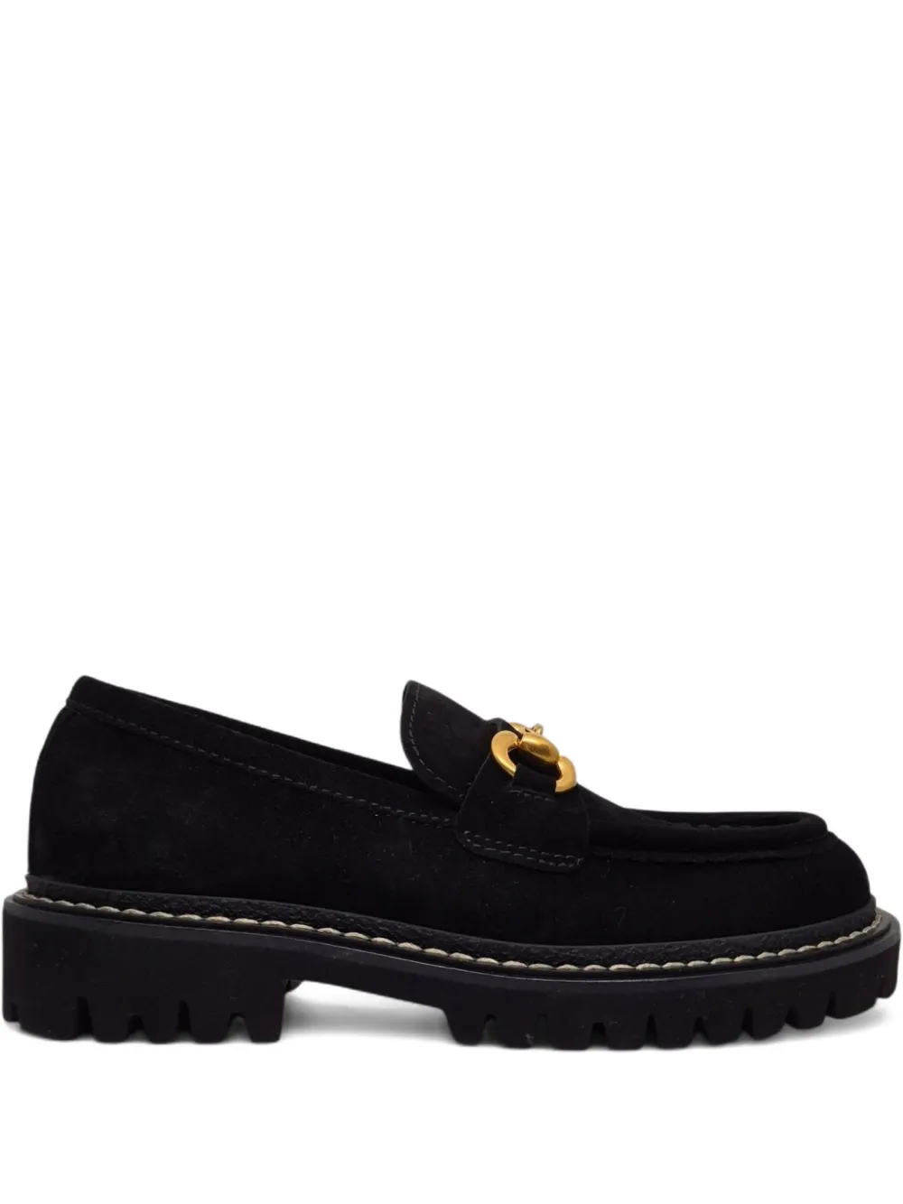 Henderson Baracco 35mm Suede Loafers In Black