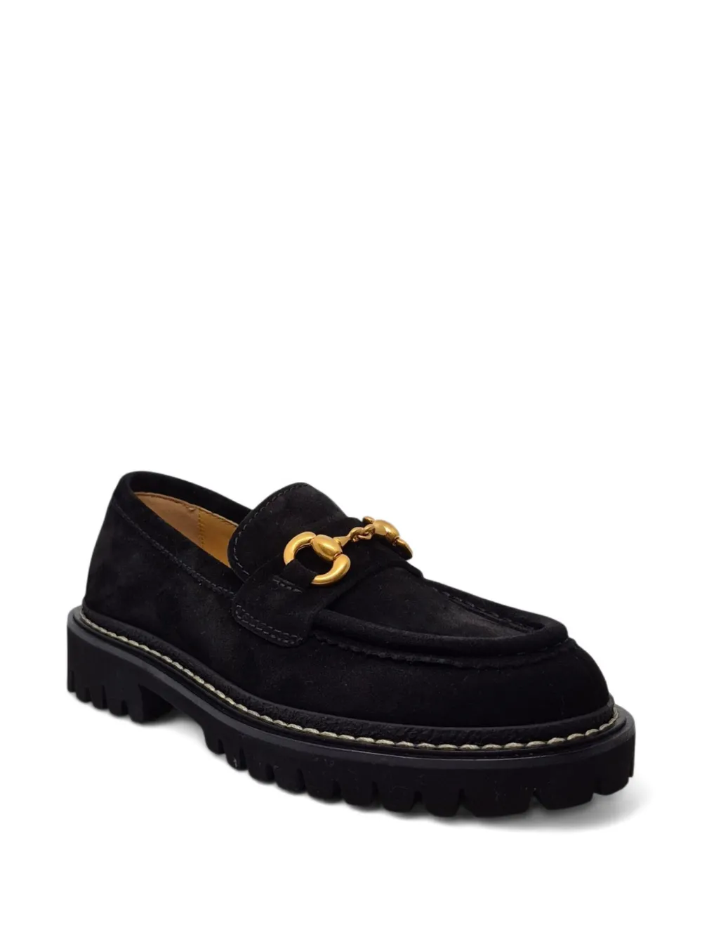 Henderson Baracco 35 mm suède loafers - Zwart