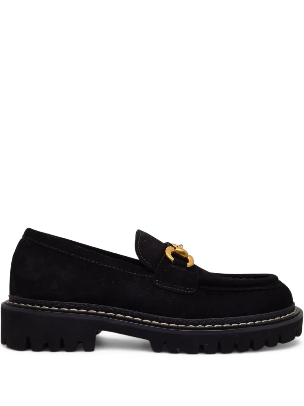 Henderson Baracco 35 mm suède loafers Zwart