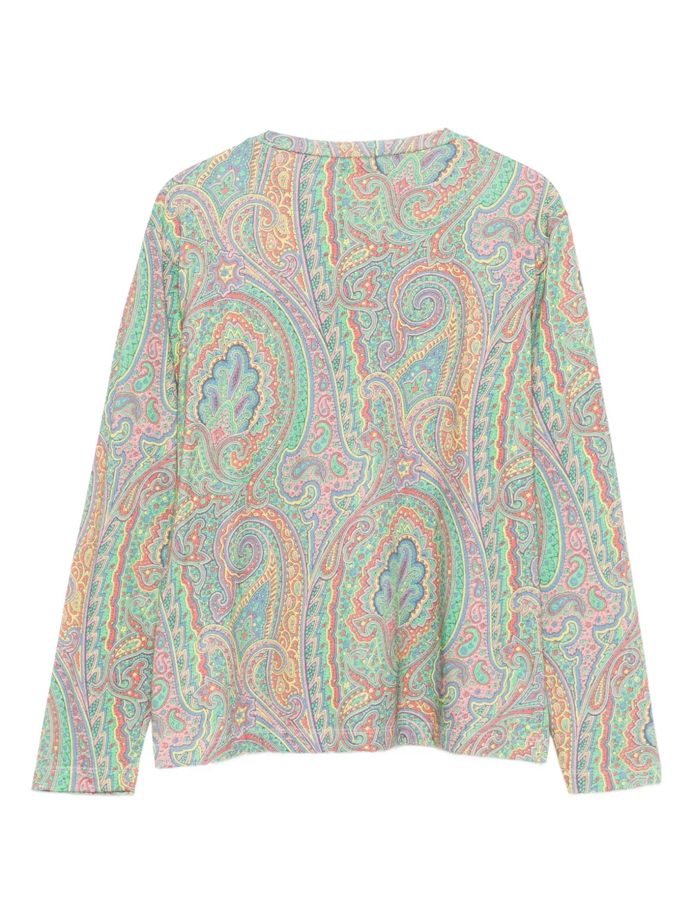 ETRO KIDS T-shirt met paisley-print Groen