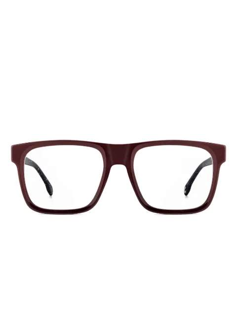 Carrera lentes con armazón cuadrada