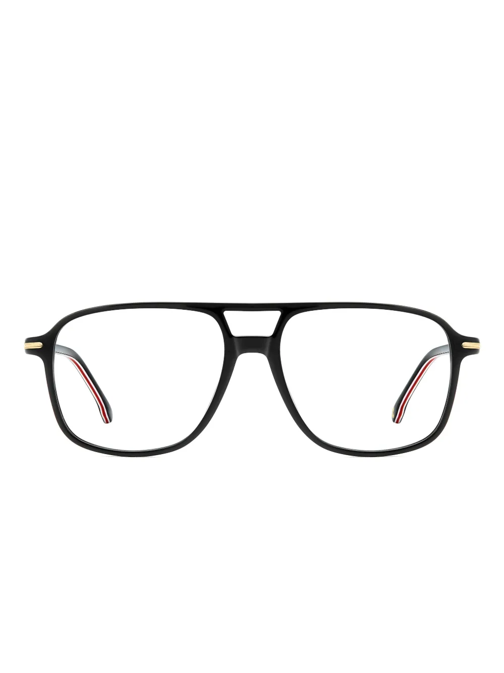Carrera 373 Geometric-frame Glasses In Black