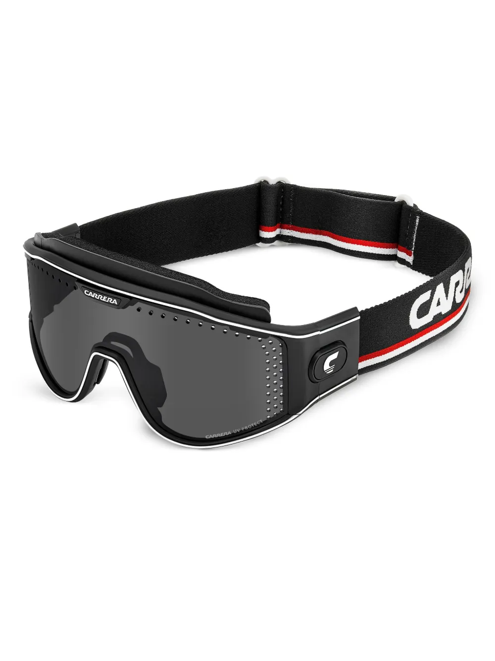 Carrera Geperforeerde zonnebril Zwart