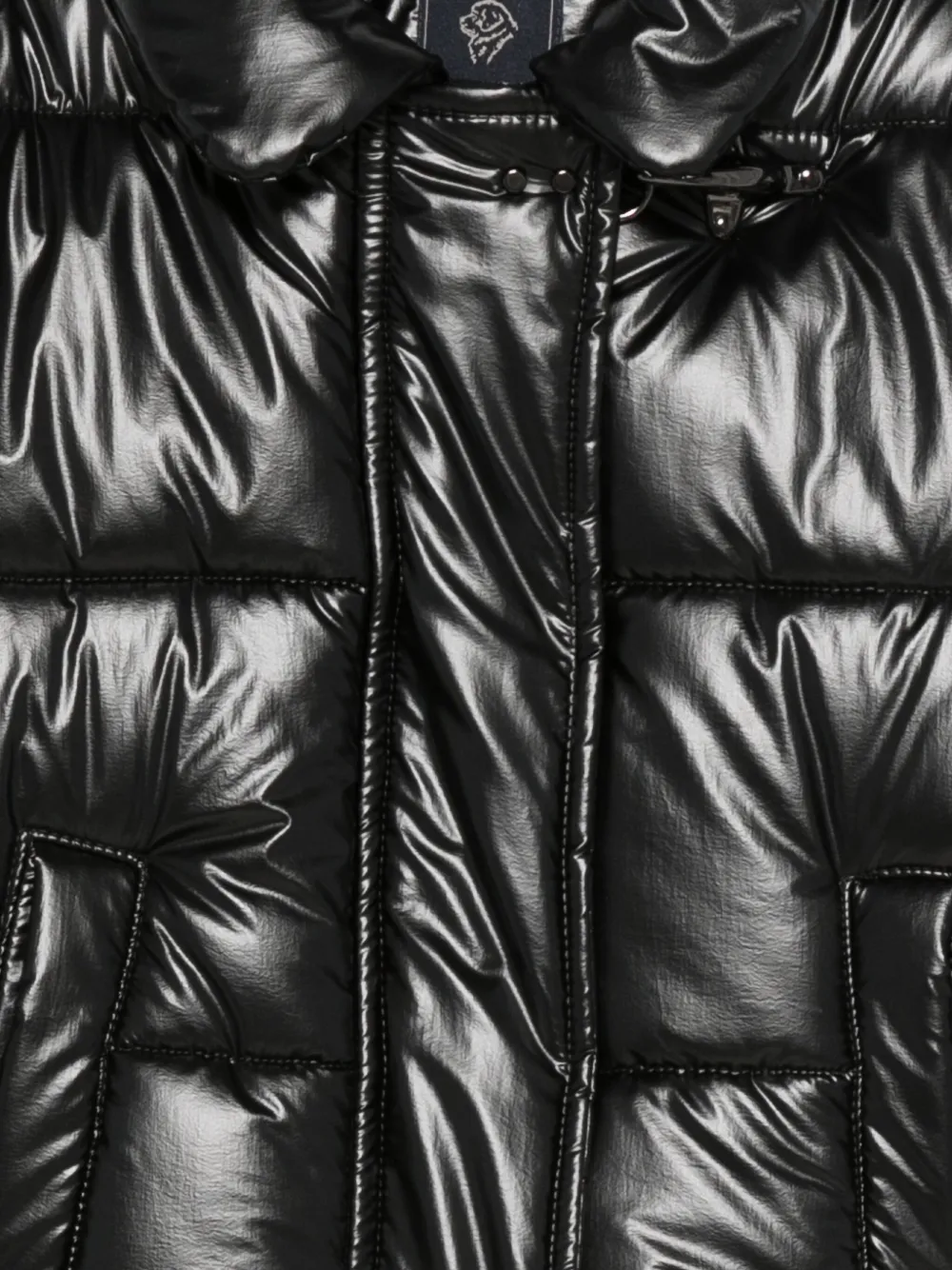 Fay Zip-up Padded Jacket In Black