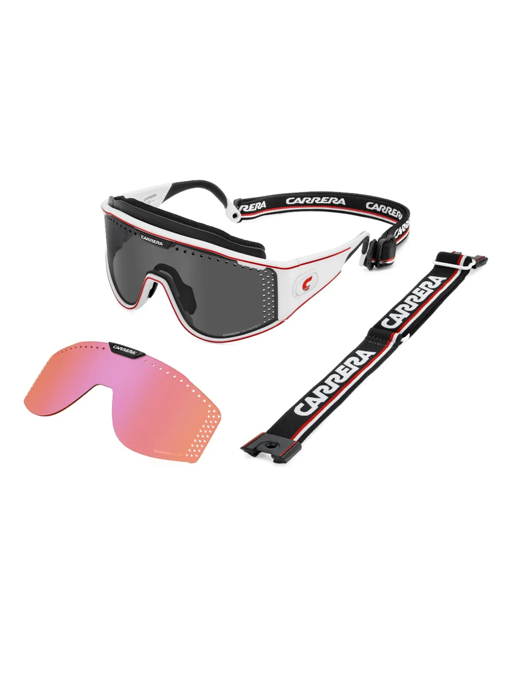 Carrera Perforated Sunglasses In Black