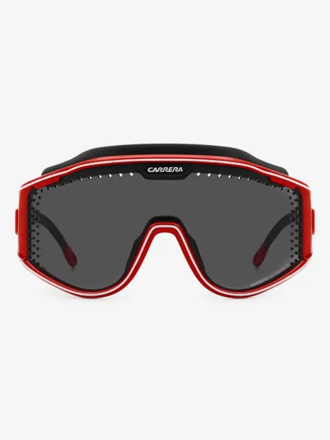 Carrera lunettes de soleil à détails de perforations