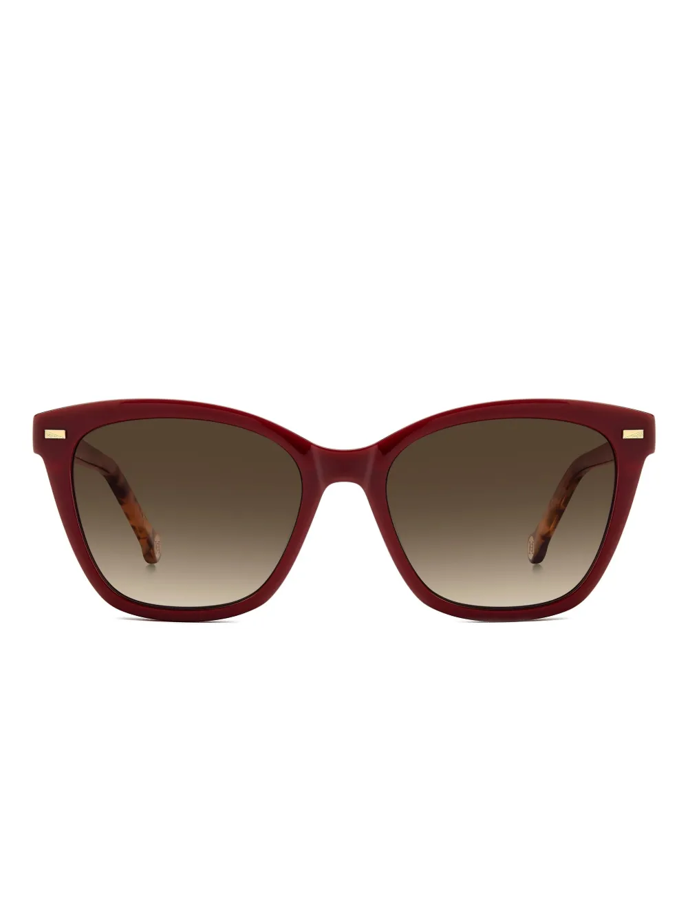 Carolina Herrera lunettes de vue à effet écaille de tortue | rouge | Image 1