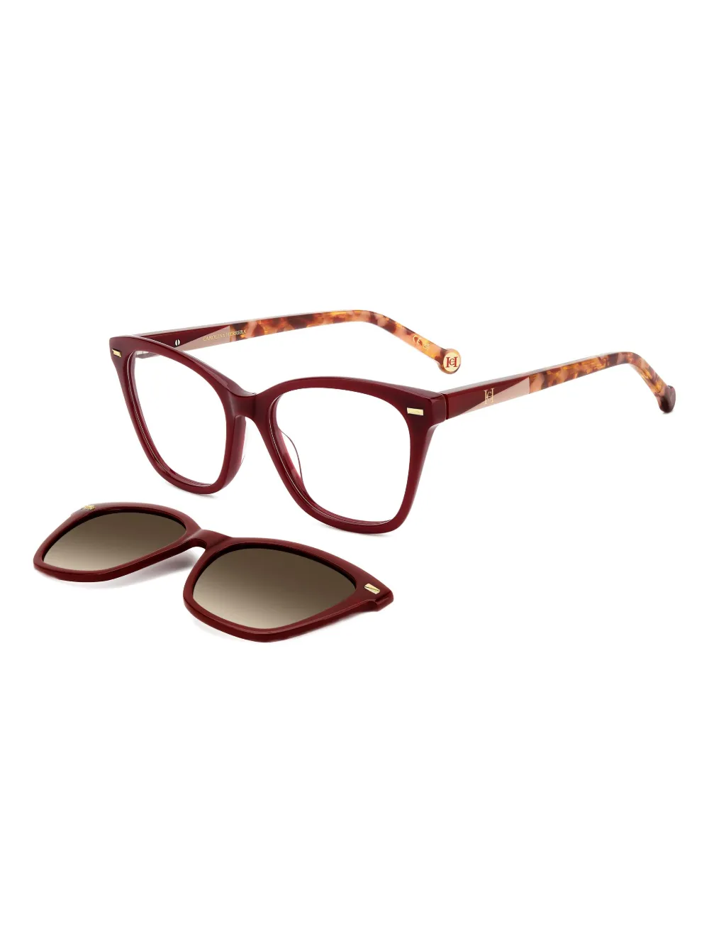 Carolina Herrera lunettes de vue à effet écaille de tortue | Homme | Image 2