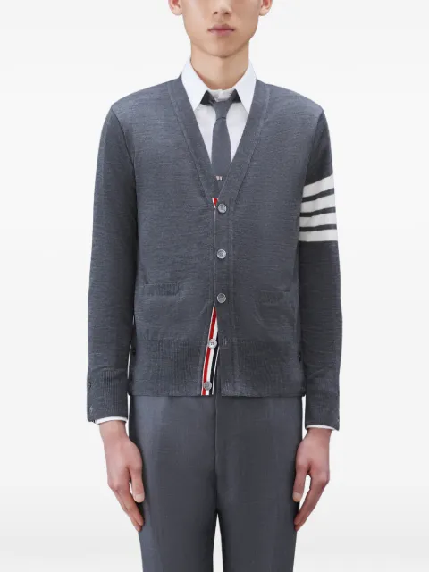 Thom Browne cárdigan con motivo 4-Bar