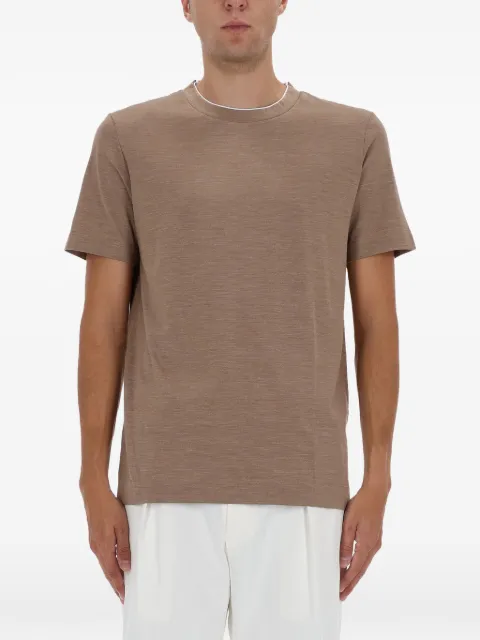 BOSS camel trim T-Shirt