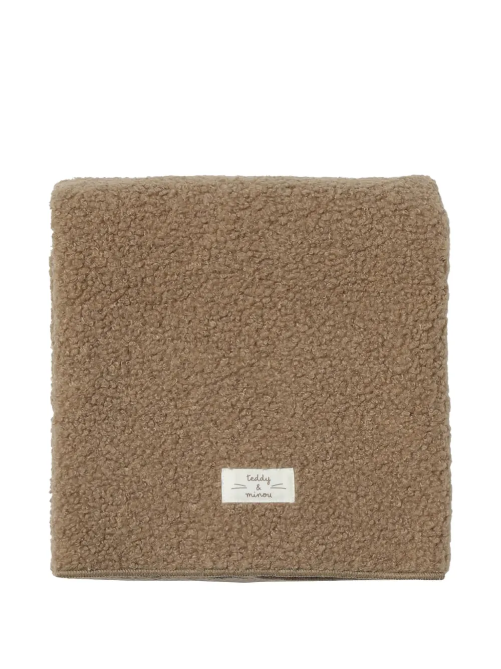 TEDDY & MINOU Coperta teddy bear - Marrone