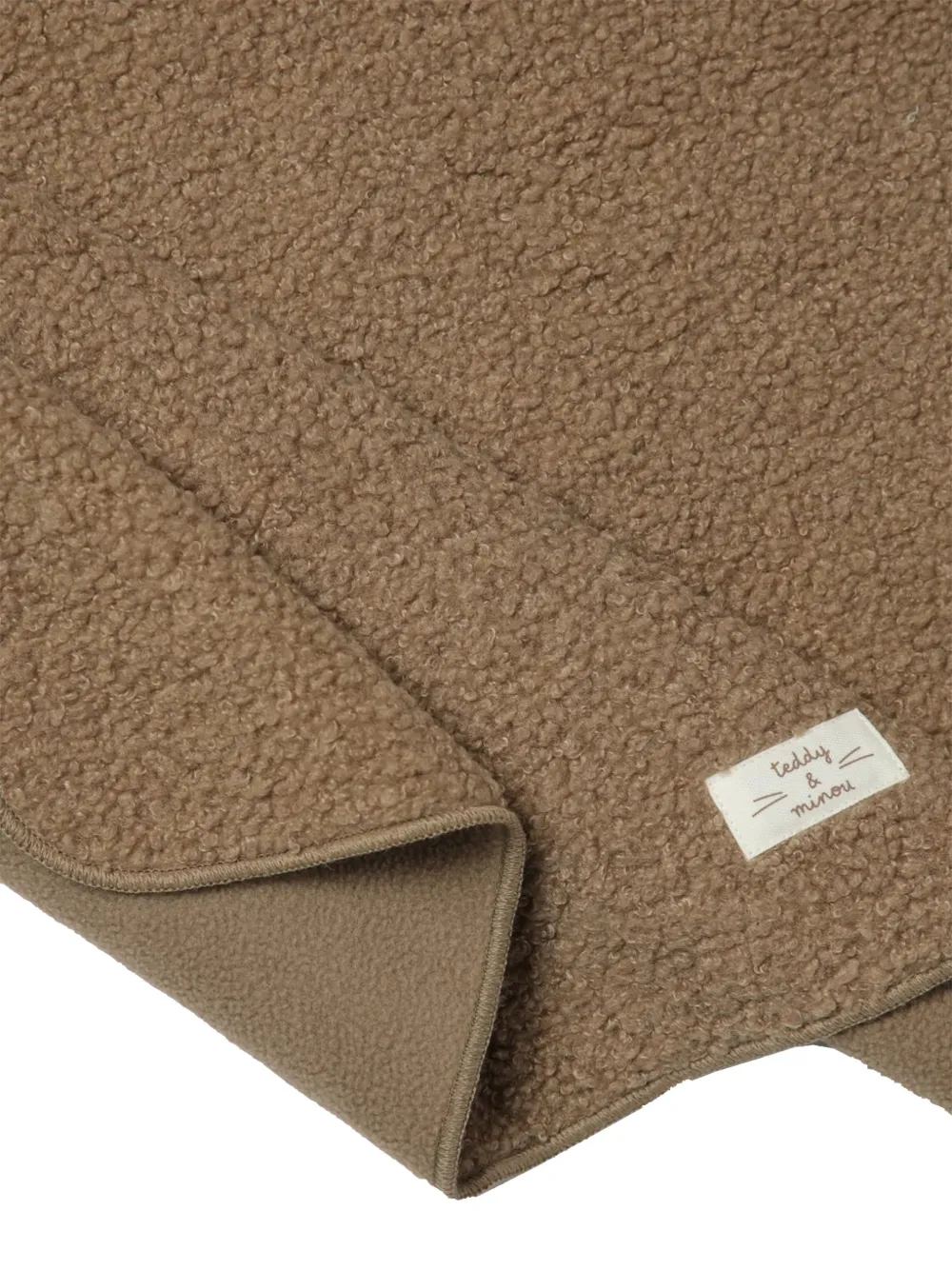  Teddy & Minou Teddy Blanket - Brown 