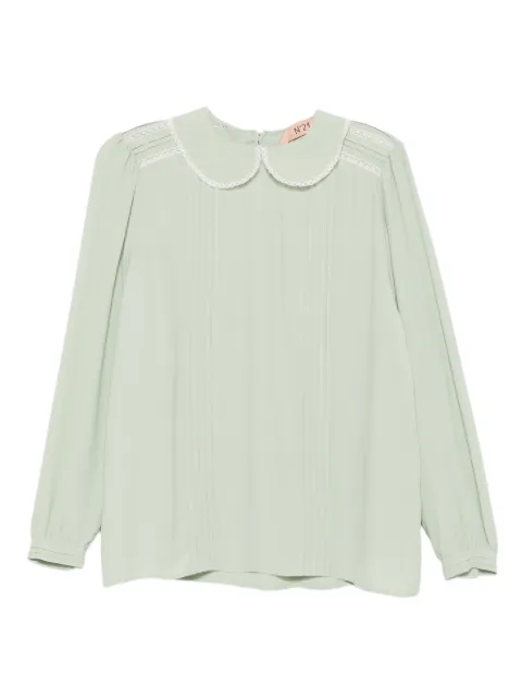 Nº21 lace peter pan collar blouse