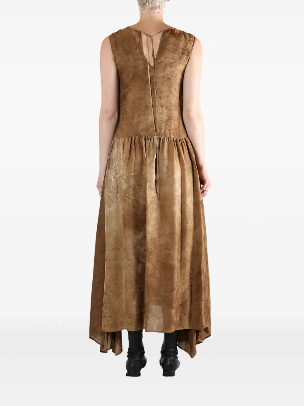 Uma Wang Avery jurk Bruin