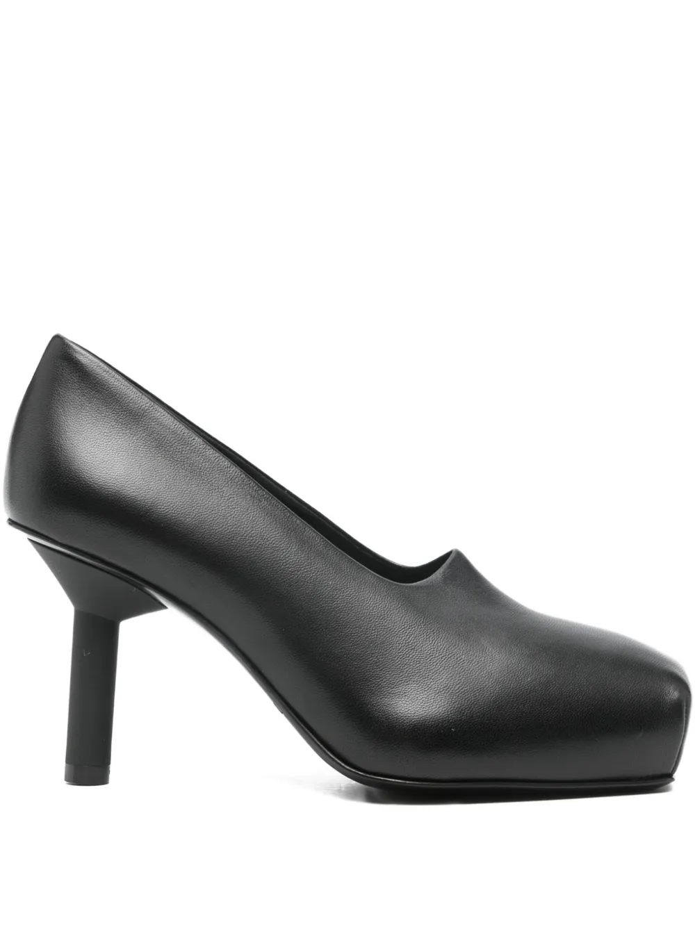 ALAINPAUL 80mm square toe pumps | Black | Image 1