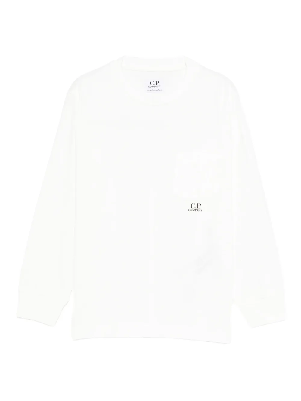 C.P. Company Kids logo-print T-shirt - Bianco
