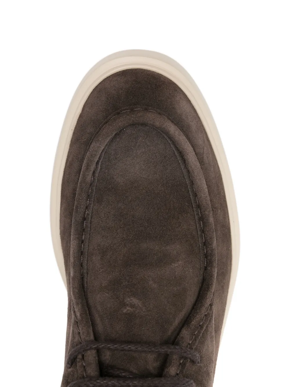 Officine Creative Frame 002 suède enkellaarzen Bruin