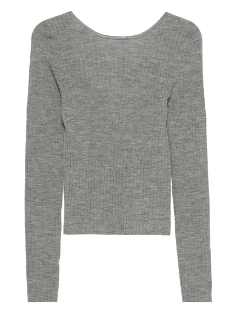 Tela scoop-back sweater