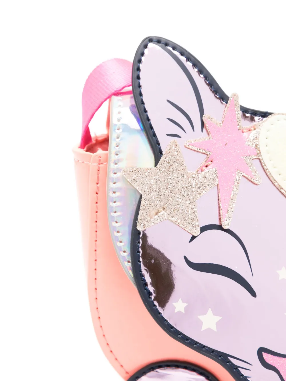 Billieblush Schoudertas met kattenapplicatie Roze