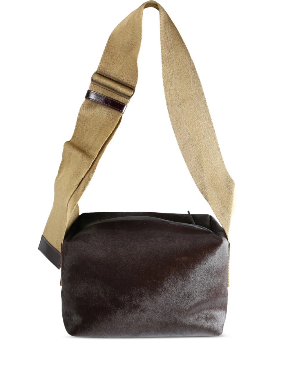 Uma Wang small leather shoulder bag - Marrone