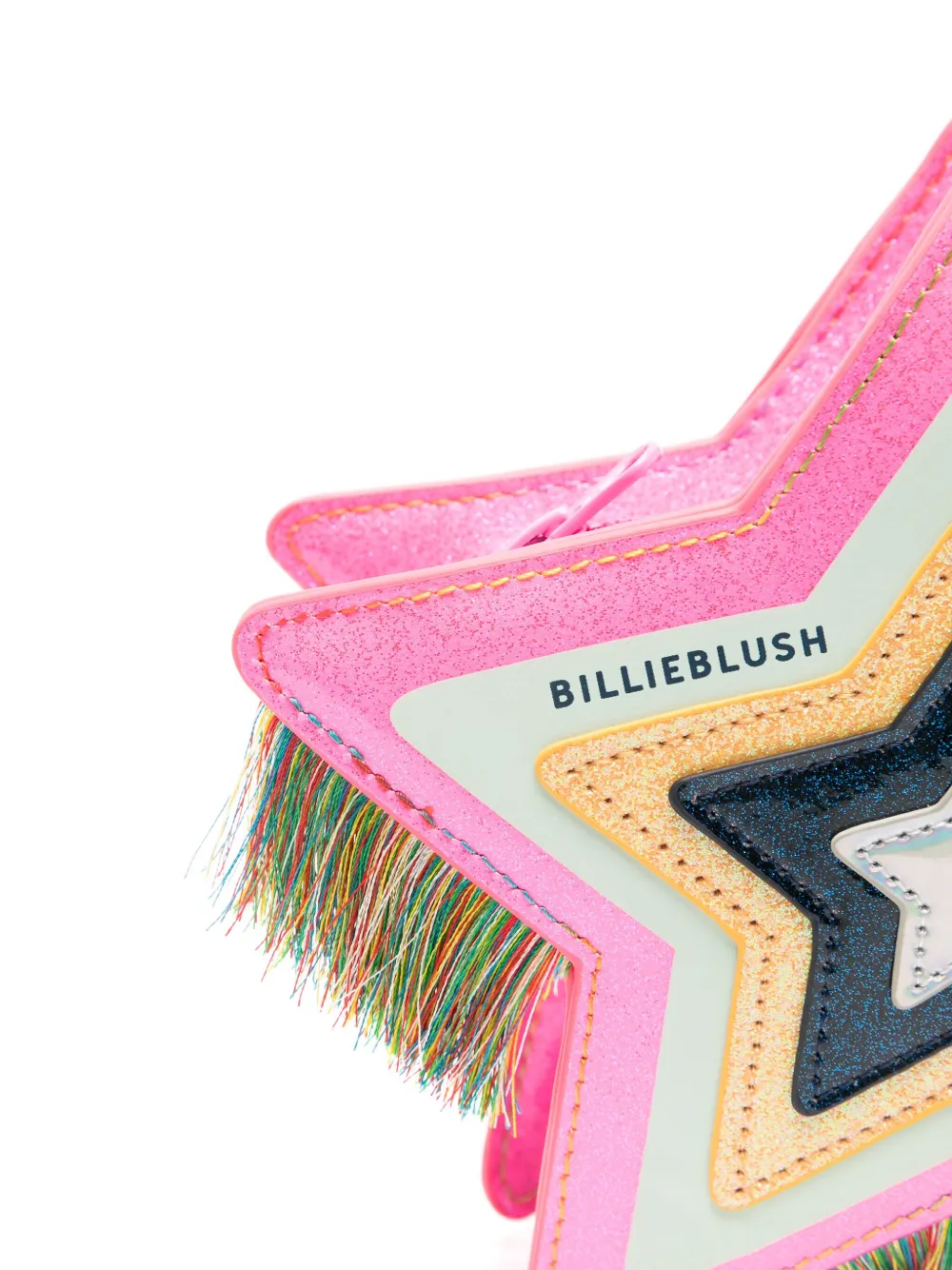 Billieblush Star-shapped Beaded Bag In Multi