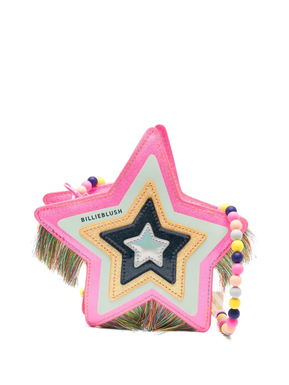 Billieblush Star-shapped Beaded Bag In Multi