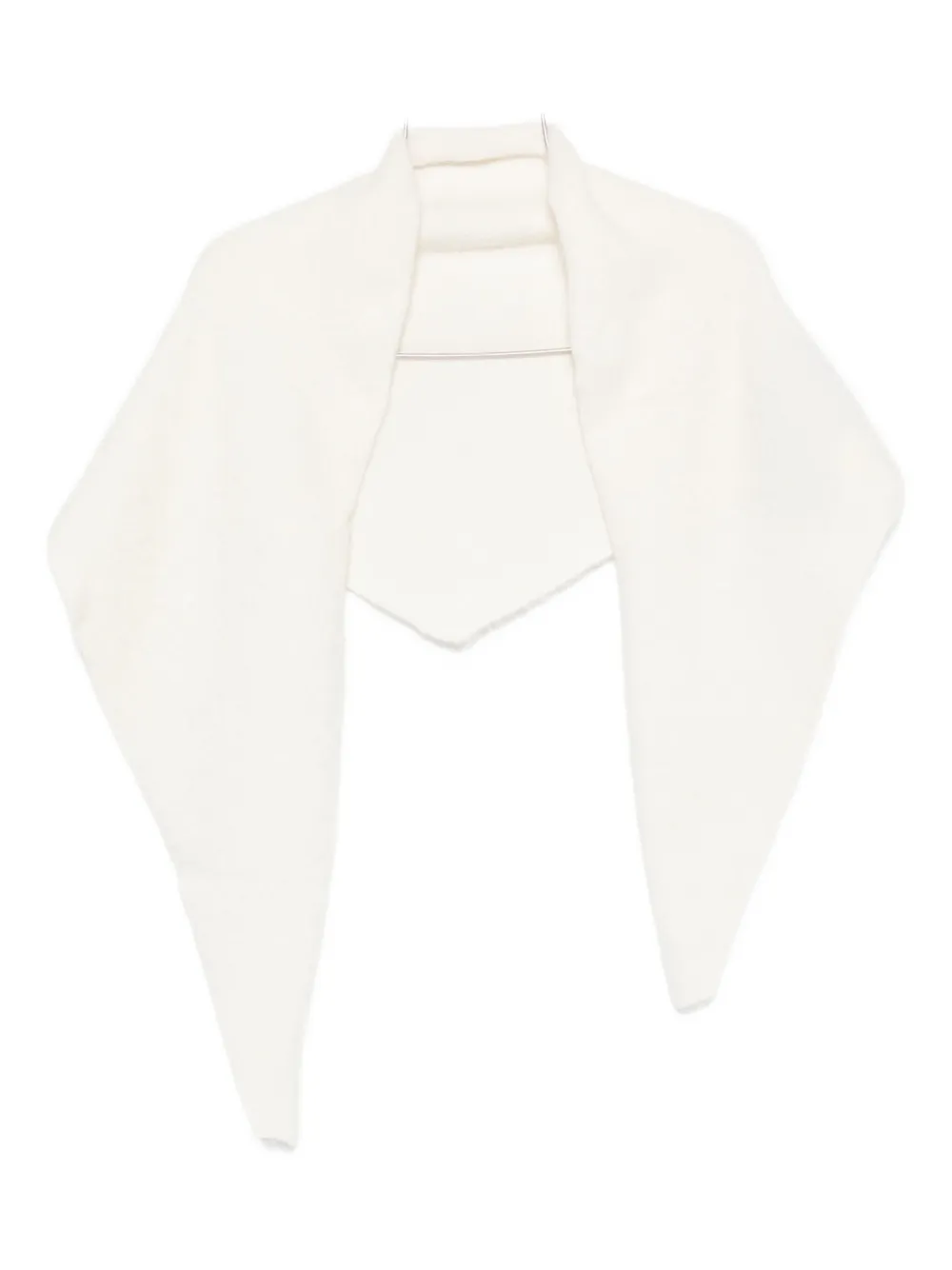 Tela Textured Scarf In White