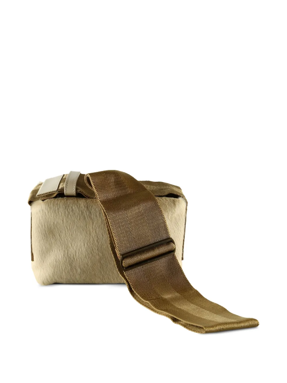 Uma Wang Leren schoudertas Beige