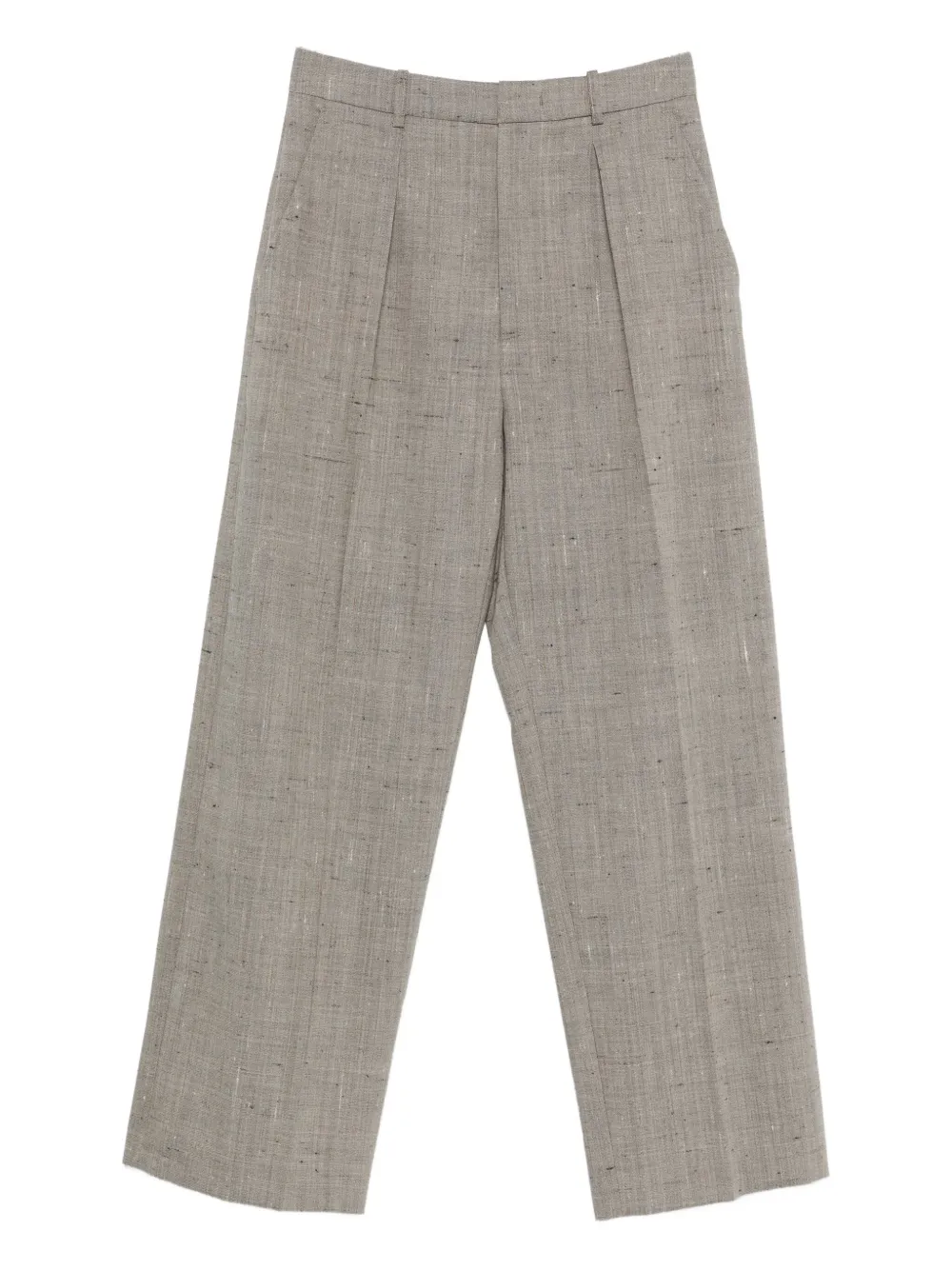 Tela Pleated Trousers In Gray