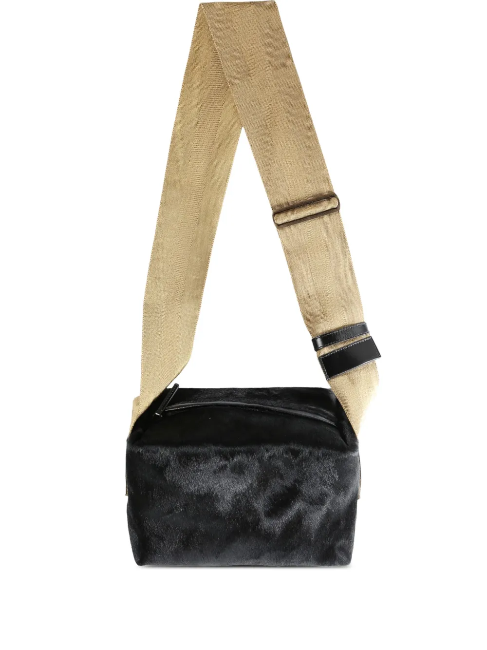 Uma Wang medium leather shoulder bag - Nero