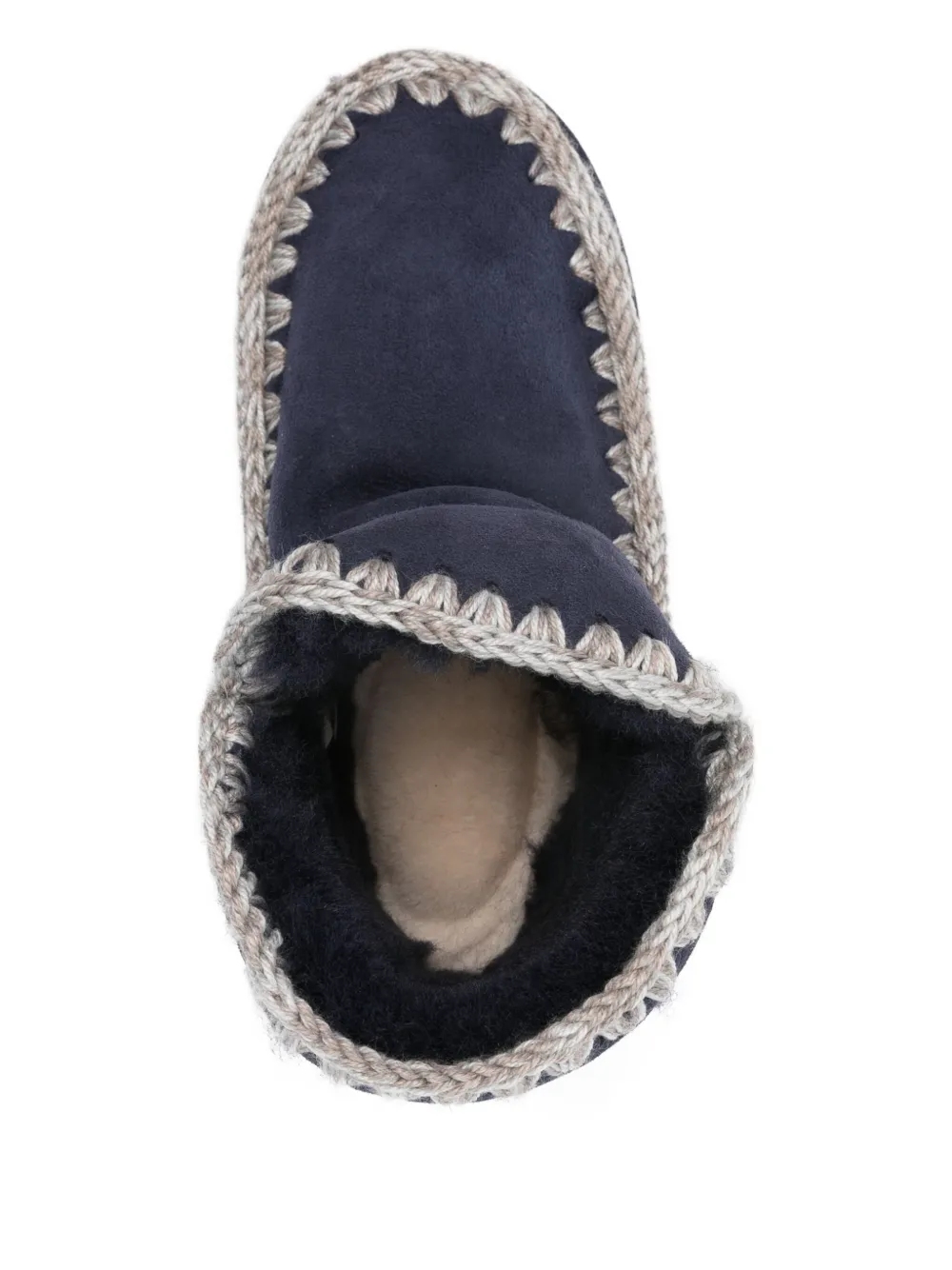 Mou Eskimo 18 Double Face Sheepskin Boots In Blue