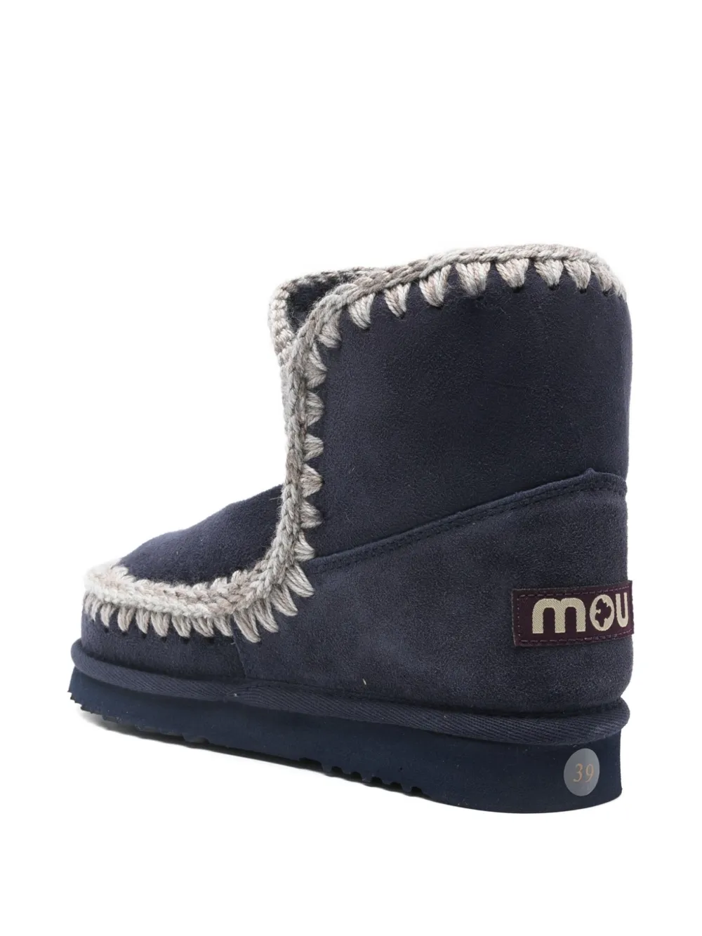 Mou Eskimo 18 Double Face Sheepskin Boots In Blue