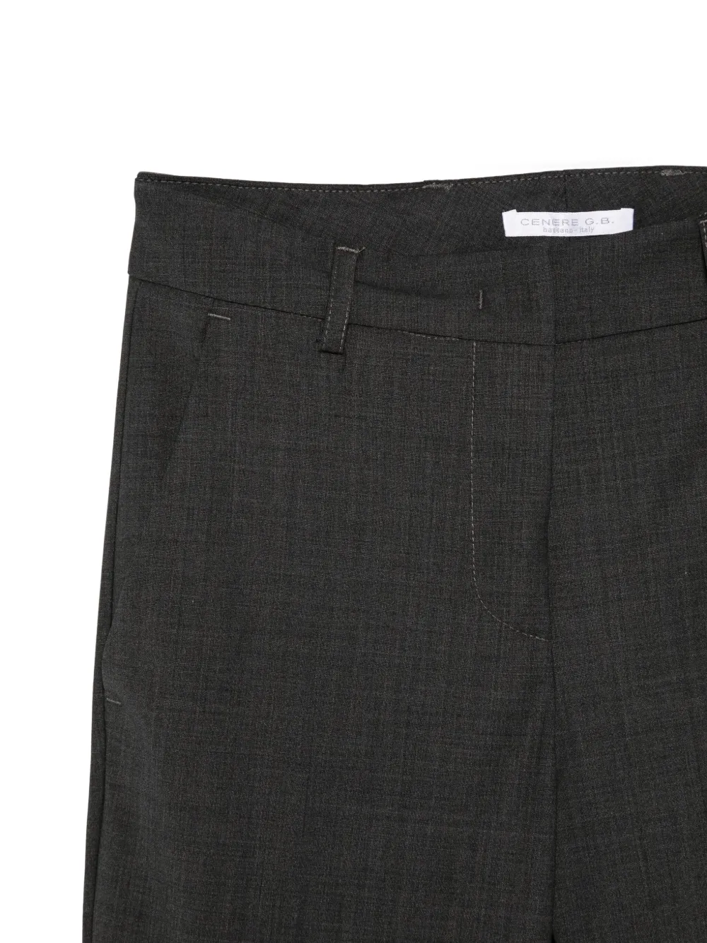  Cenere Gb Pressed-crease Trousers - Grey 