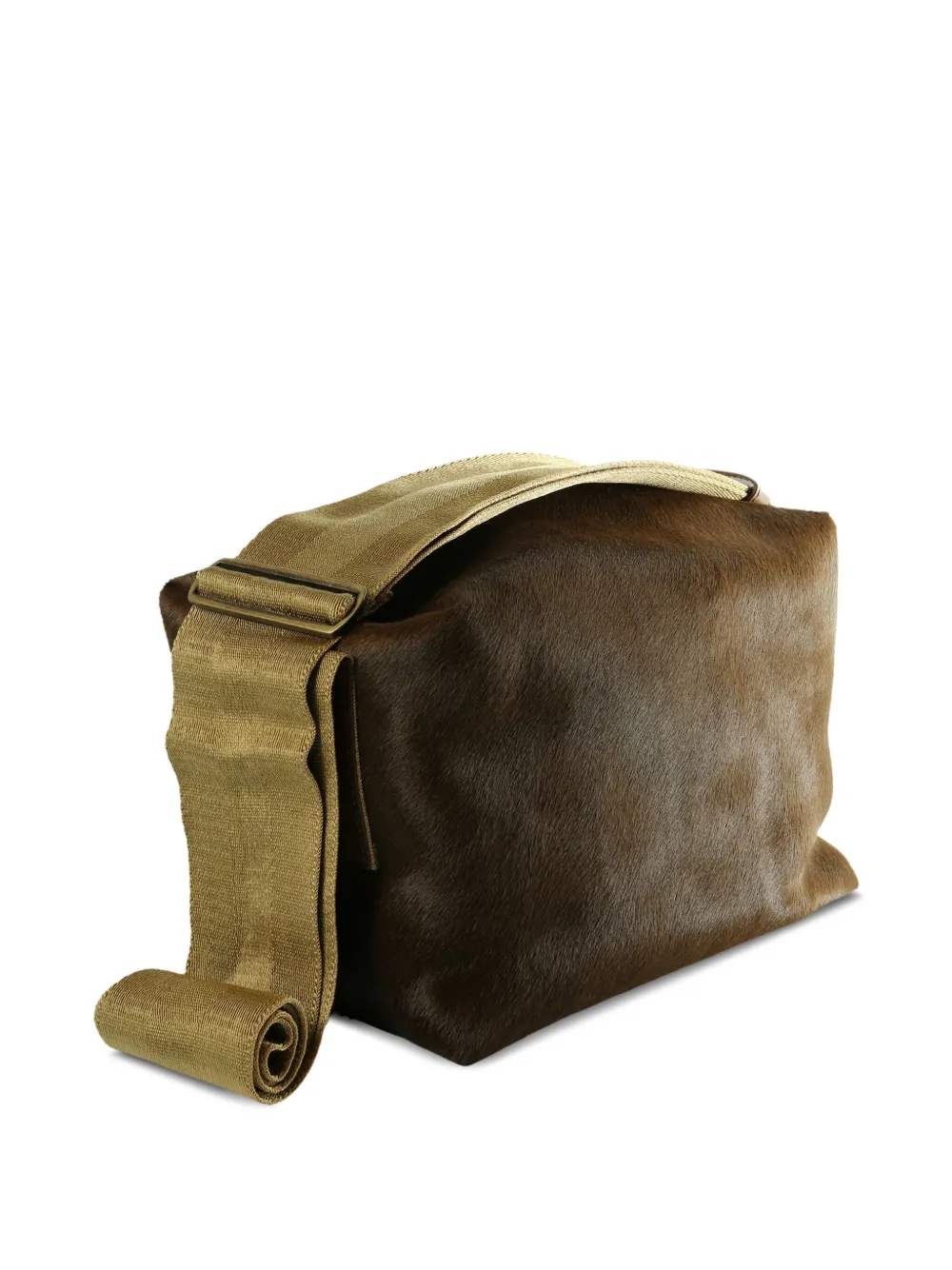 Uma Wang medium leather shoulder bag - Bruin