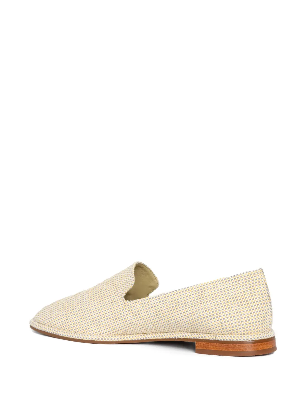 Sarah Chofakian Brunch geweven loafers Beige
