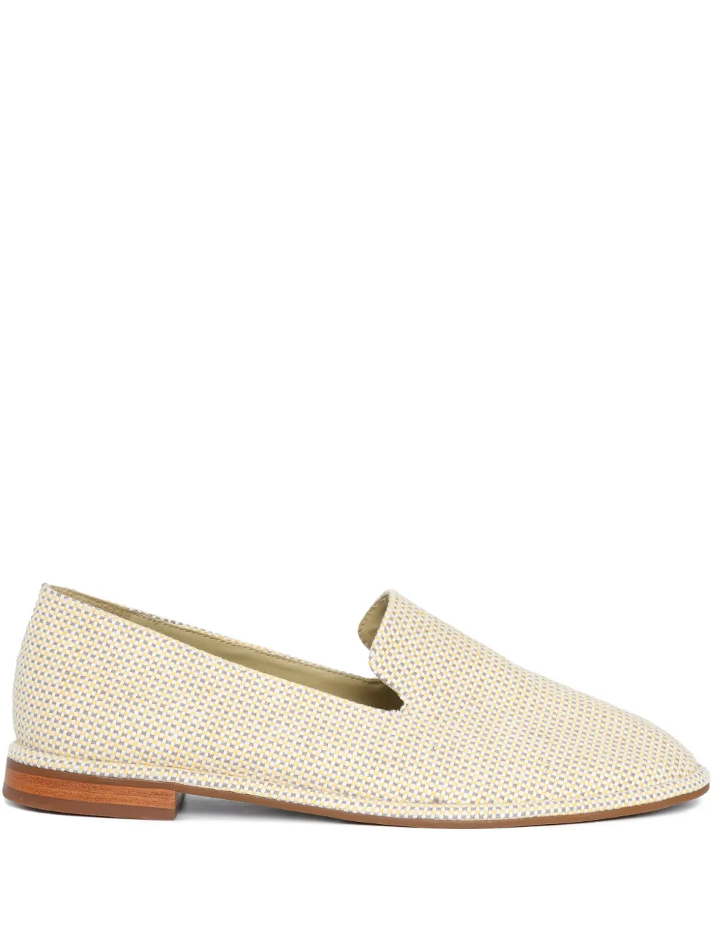 Sarah Chofakian Brunch geweven loafers Beige