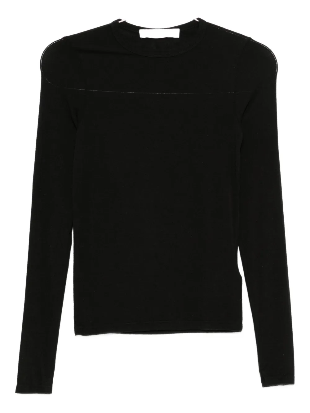 Tela Crew-neck T-shirt In Black