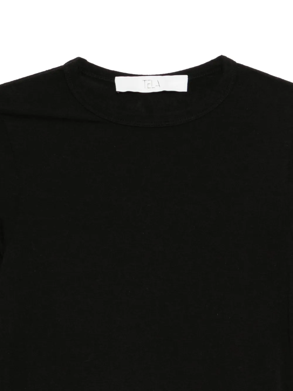 Tela T-shirt met ronde hals Zwart