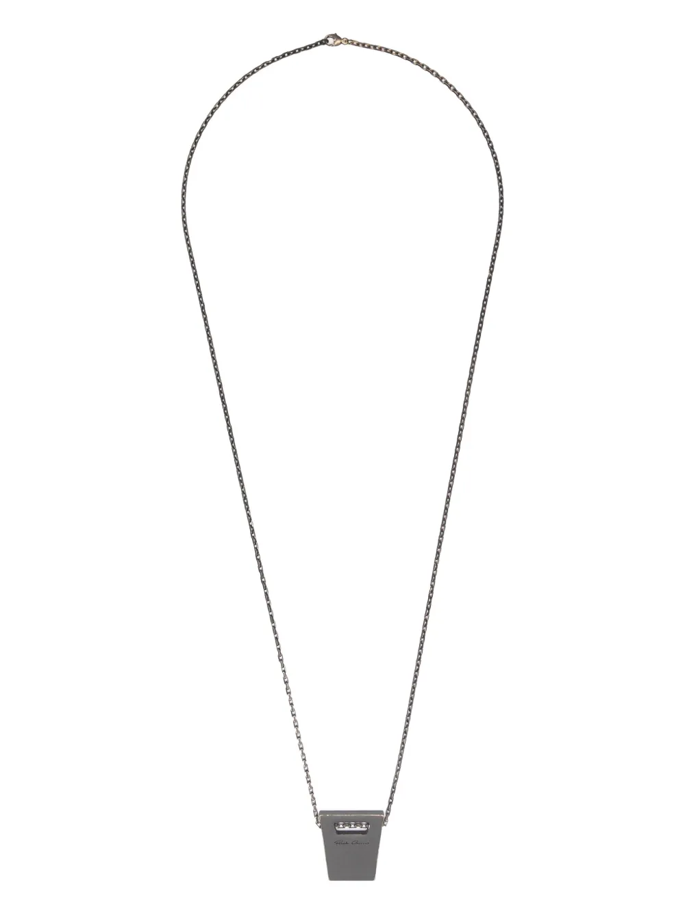 Rick Owens collier à pendentif chien | marron | Image 1