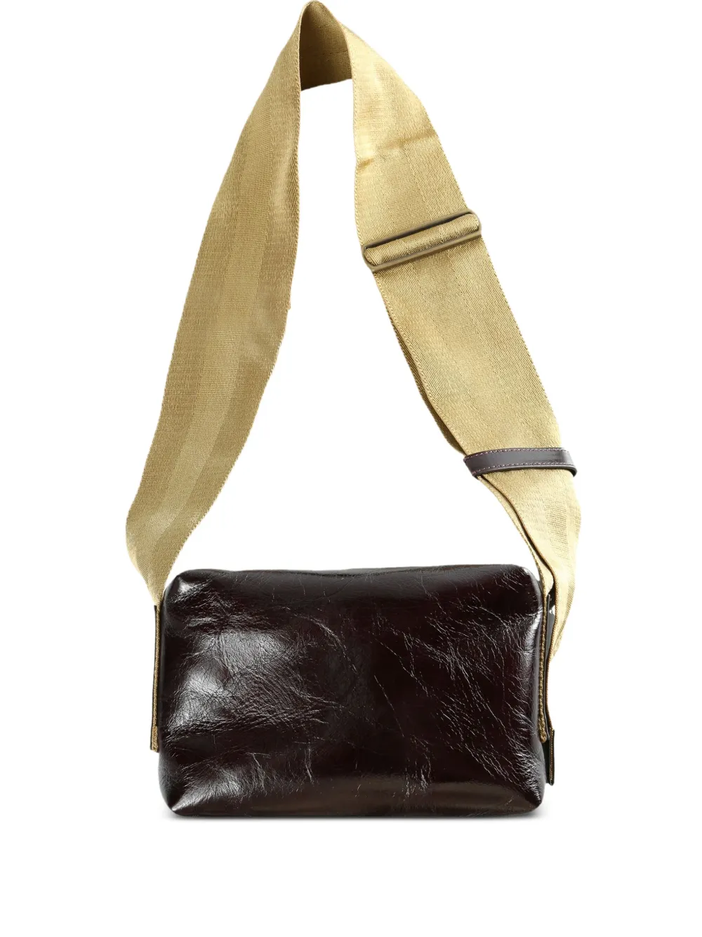 Uma Wang small leather shoulder bag - Marrone