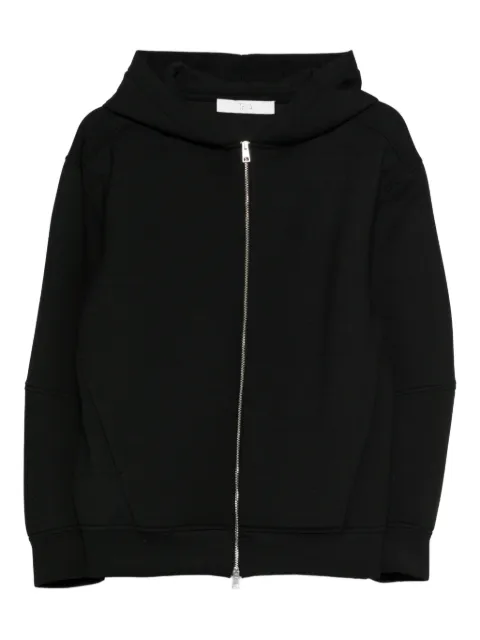 Tela jersey zip-up hoodie