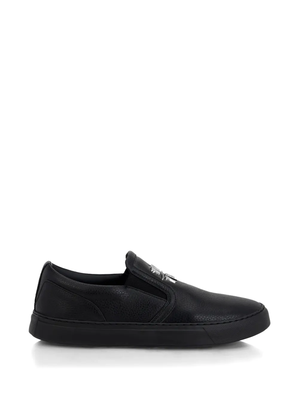 Philipp Plein Sneakers senza lacci goffrate - Nero