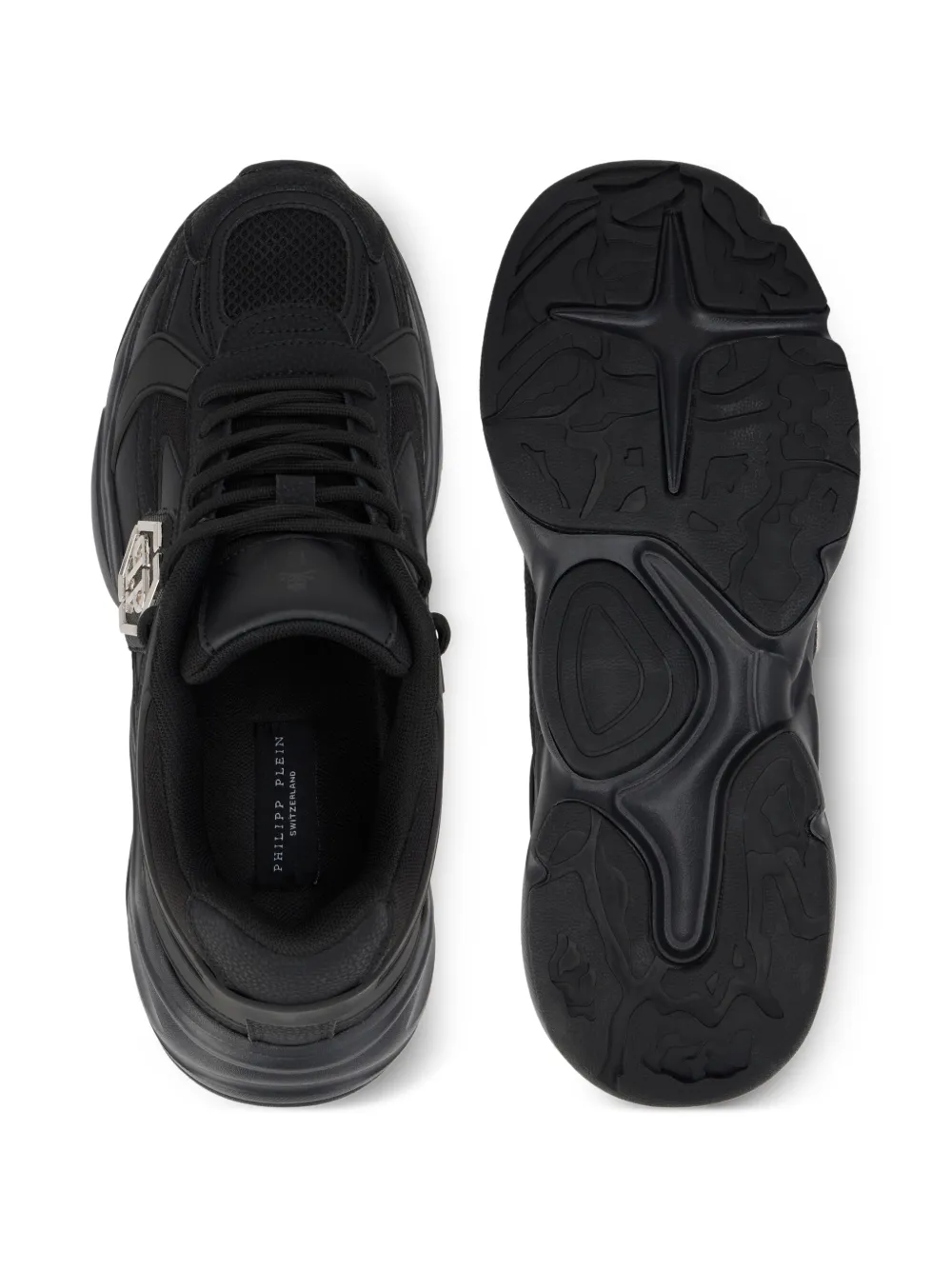 Philipp Plein Nitro Xtreme sneakers met logopatch Zwart