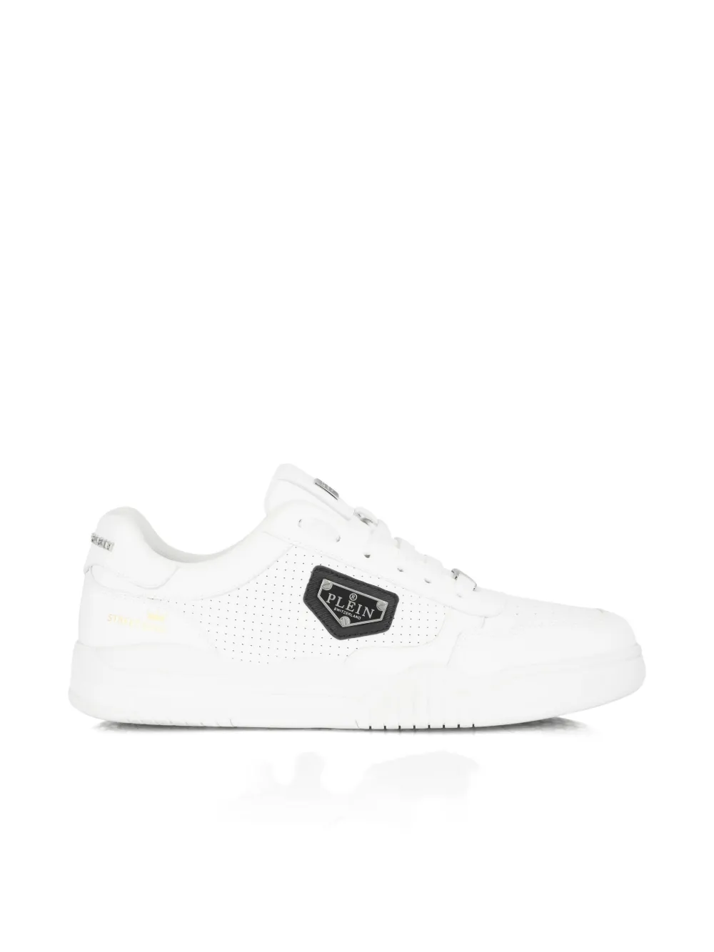 Philipp Plein perforated-detail low-top sneakers - Bianco