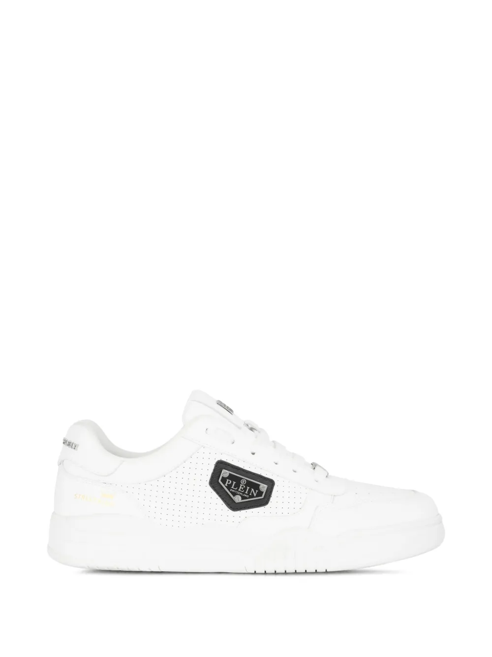 Philipp Plein Low-top sneakers met geperforeerd detail Wit