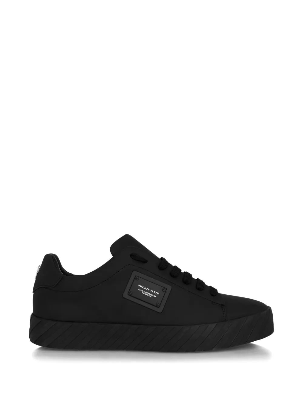 Philipp Plein logo-plaque low-top sneakers - Nero