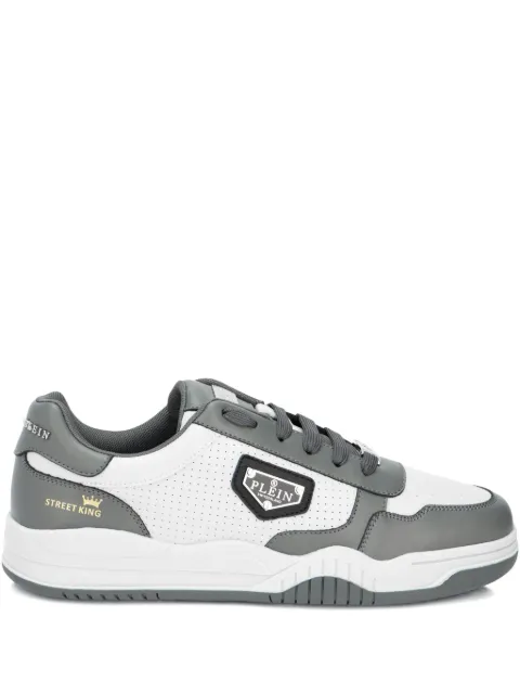Philipp Plein perforated low-top street trainers