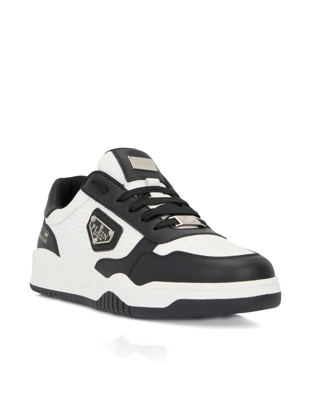 Philipp Plein Perforated-detail Low-top Sneakers In Multi